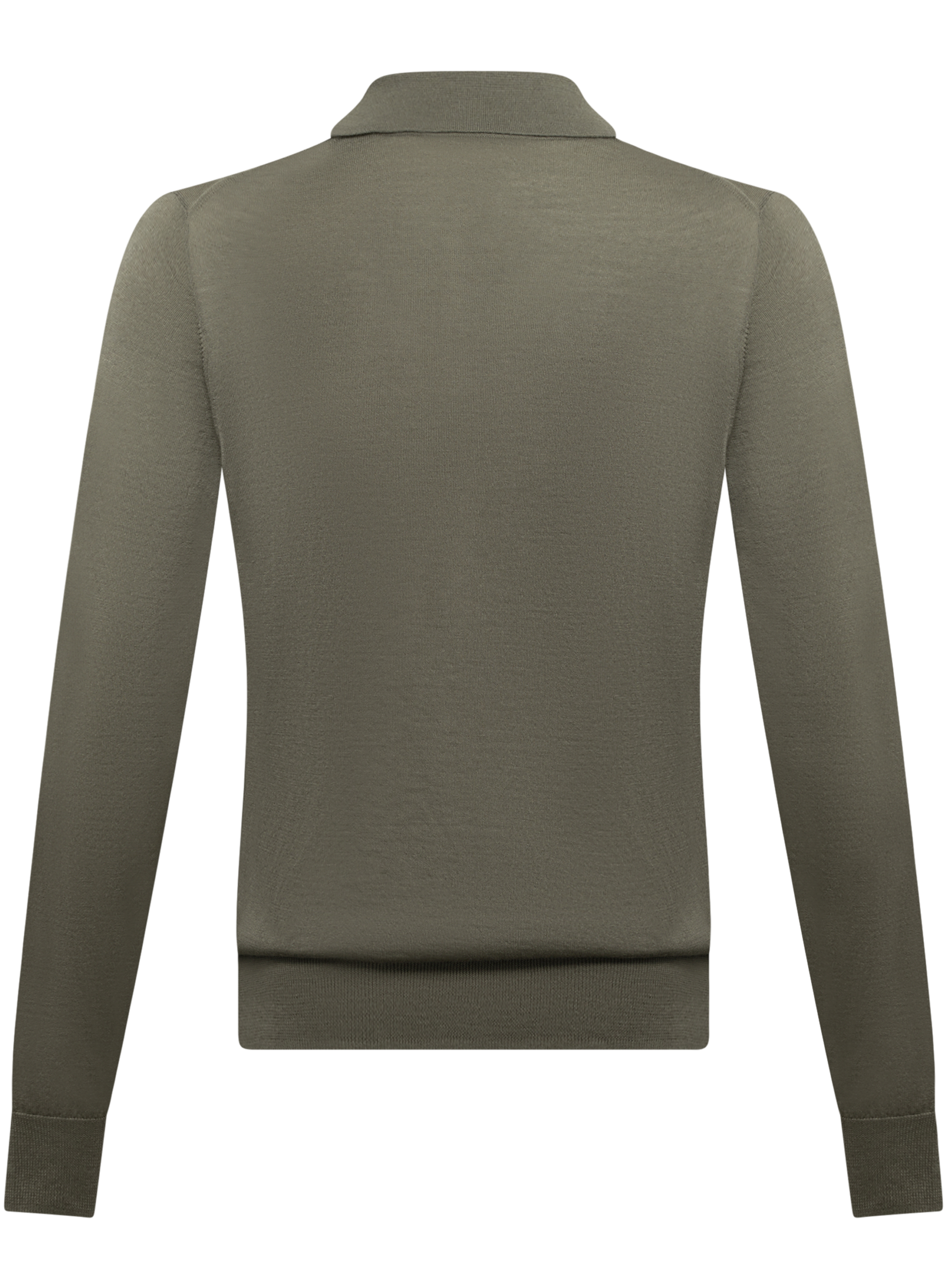 Cashmere-zijde polo | Groen
