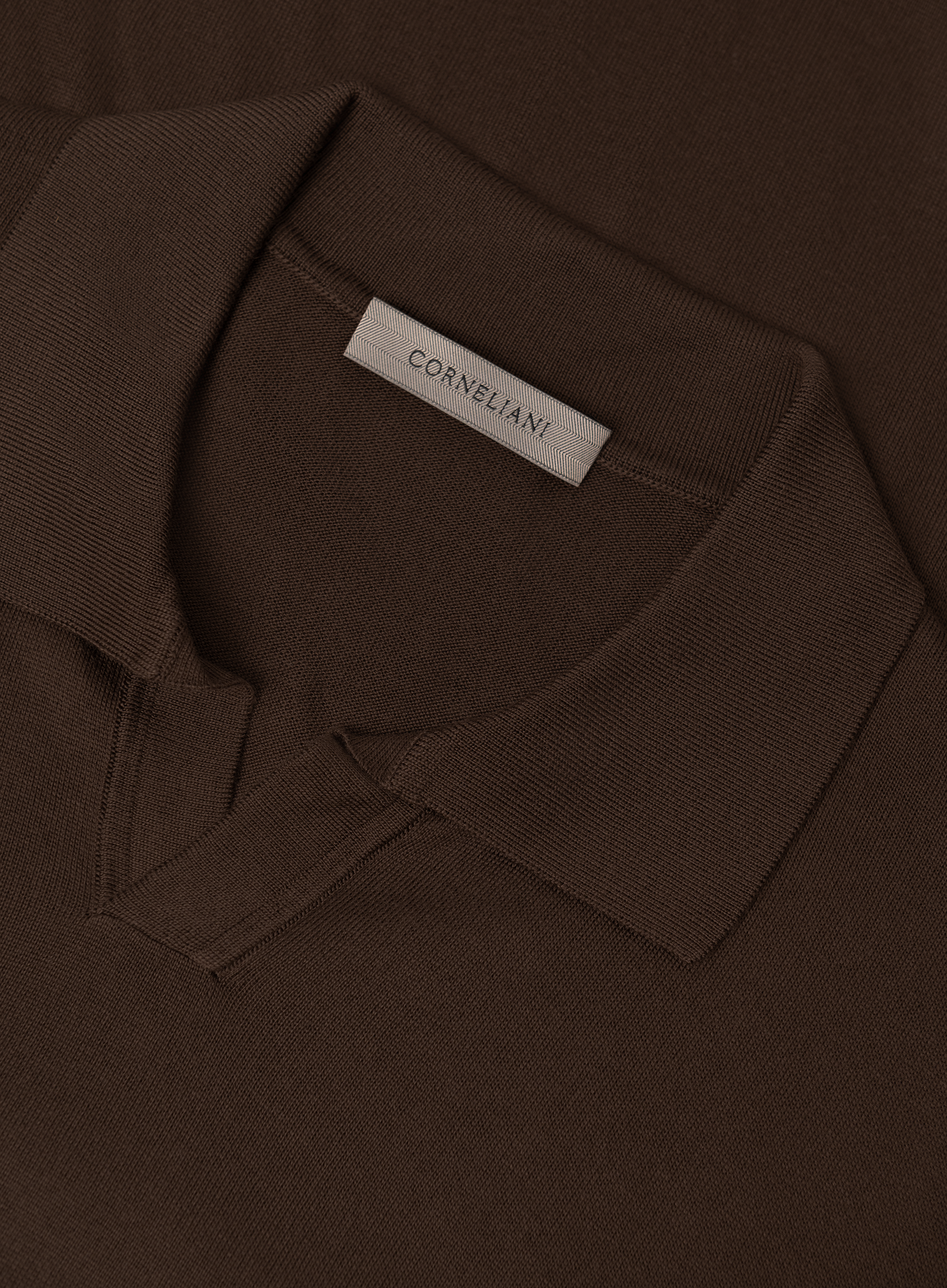Buttonless polo van zijde | FULL_WIDTH | D.Bruin