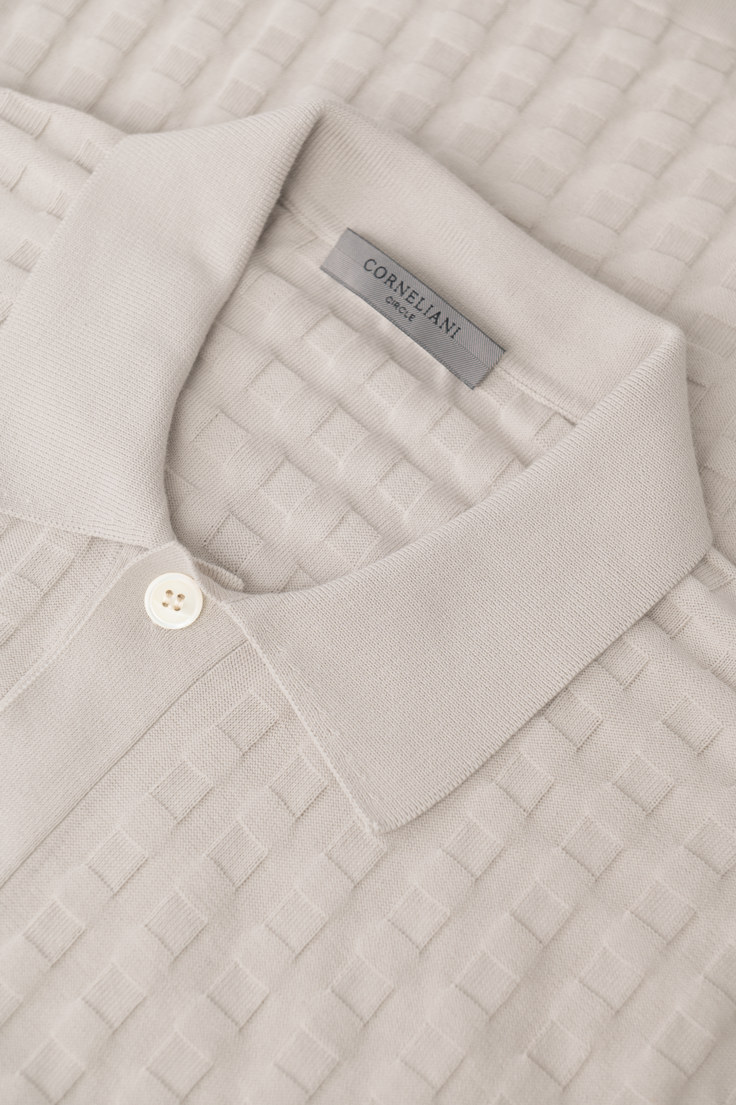 Polo van katoen | Beige
