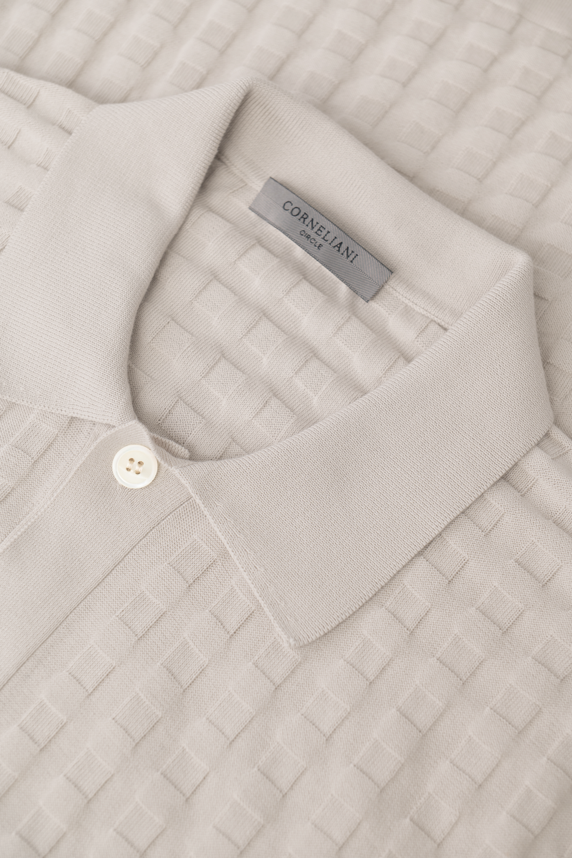 Polo van katoen | Beige