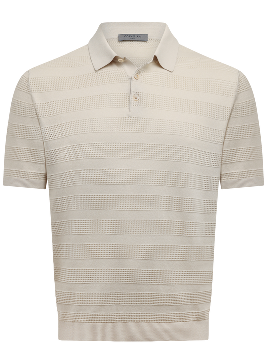 Polo van katoen | Beige