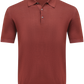 Polo van scheerwol | Rood
