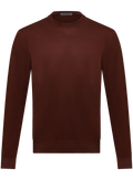 Crewneck van scheerwol | Rood