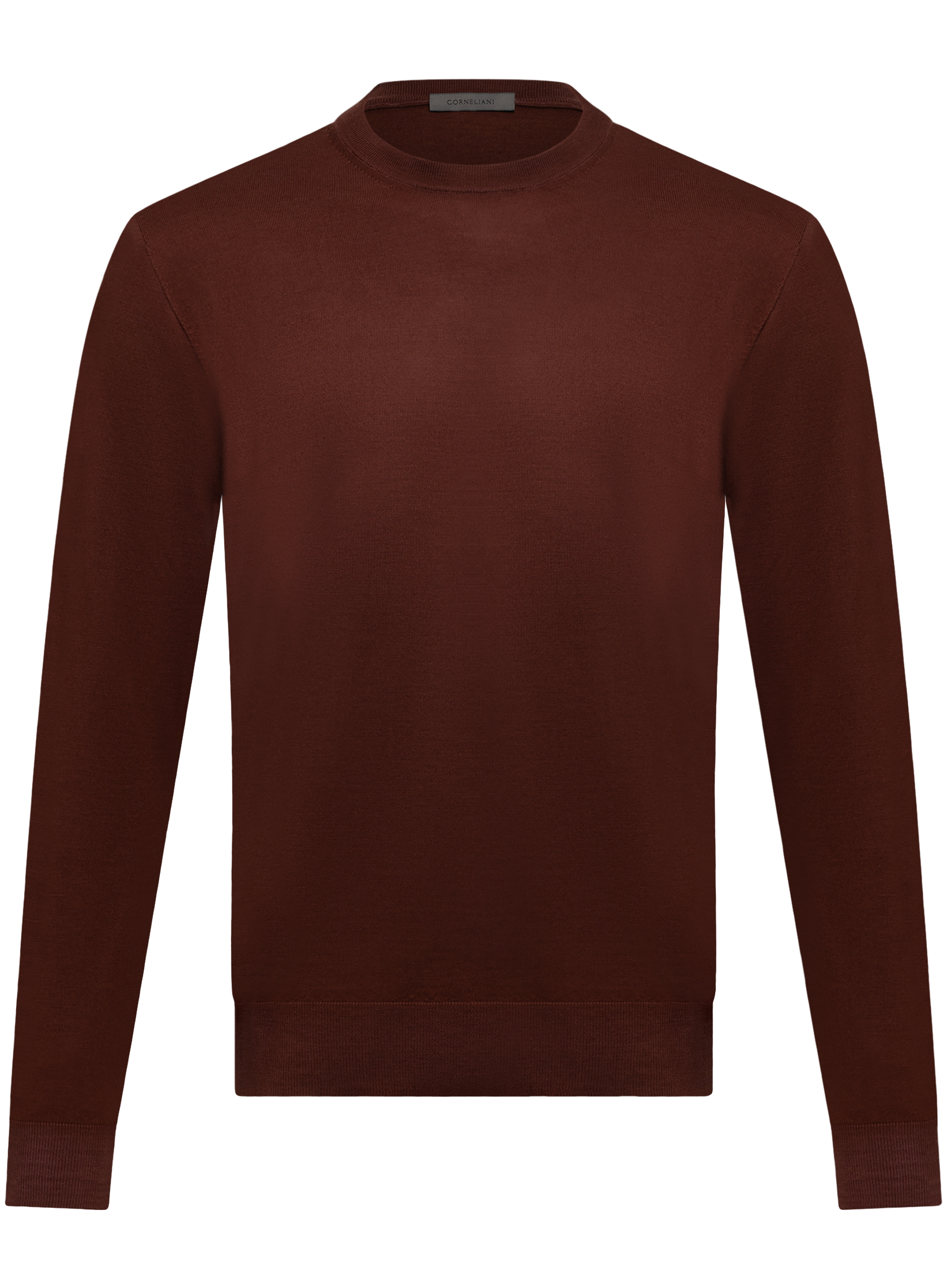 Crewneck van scheerwol | Rood