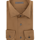 Shirt van cashmere en zijde | Camel
