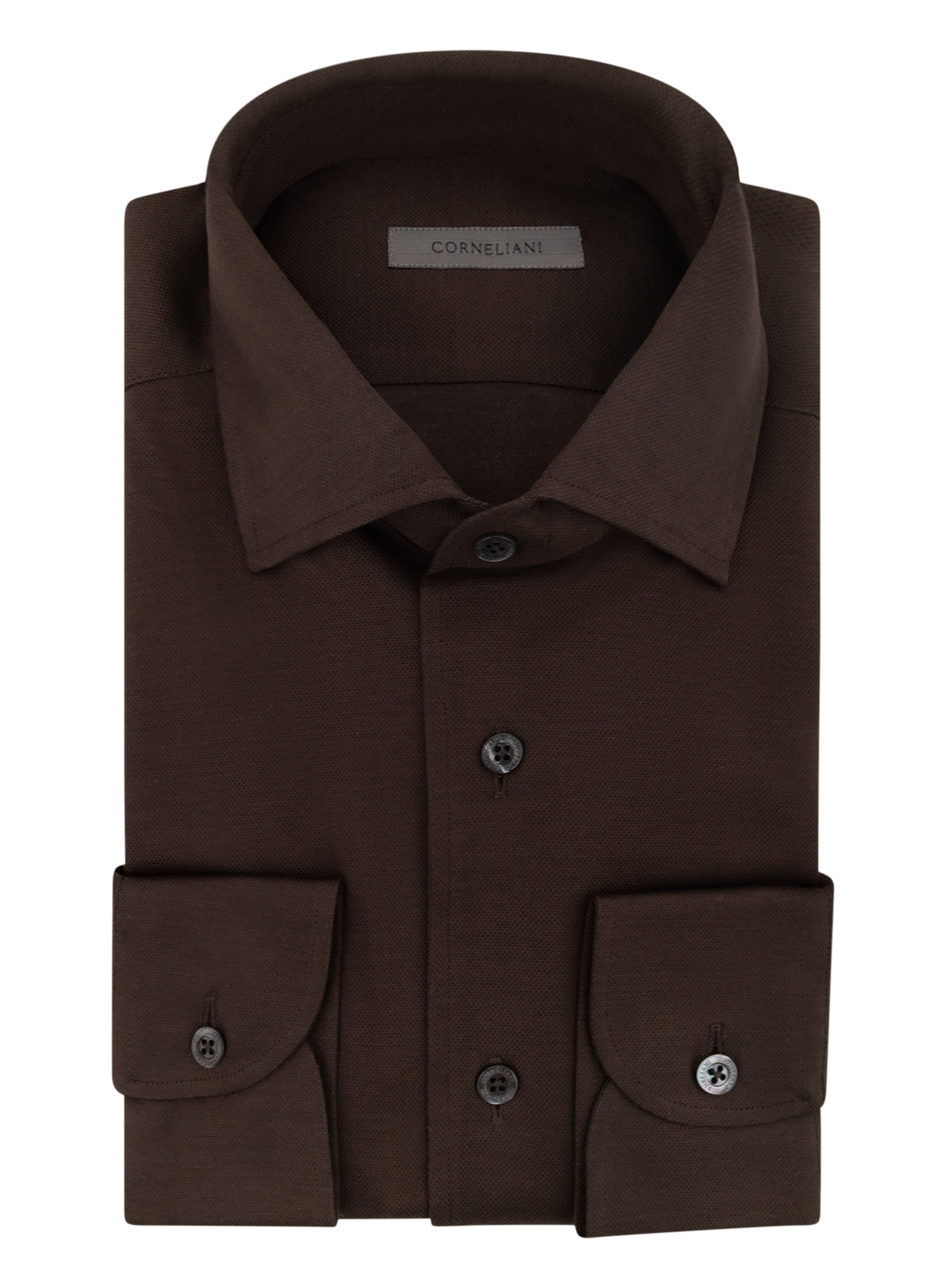 Shirt van cashmere en zijde | D.Bruin