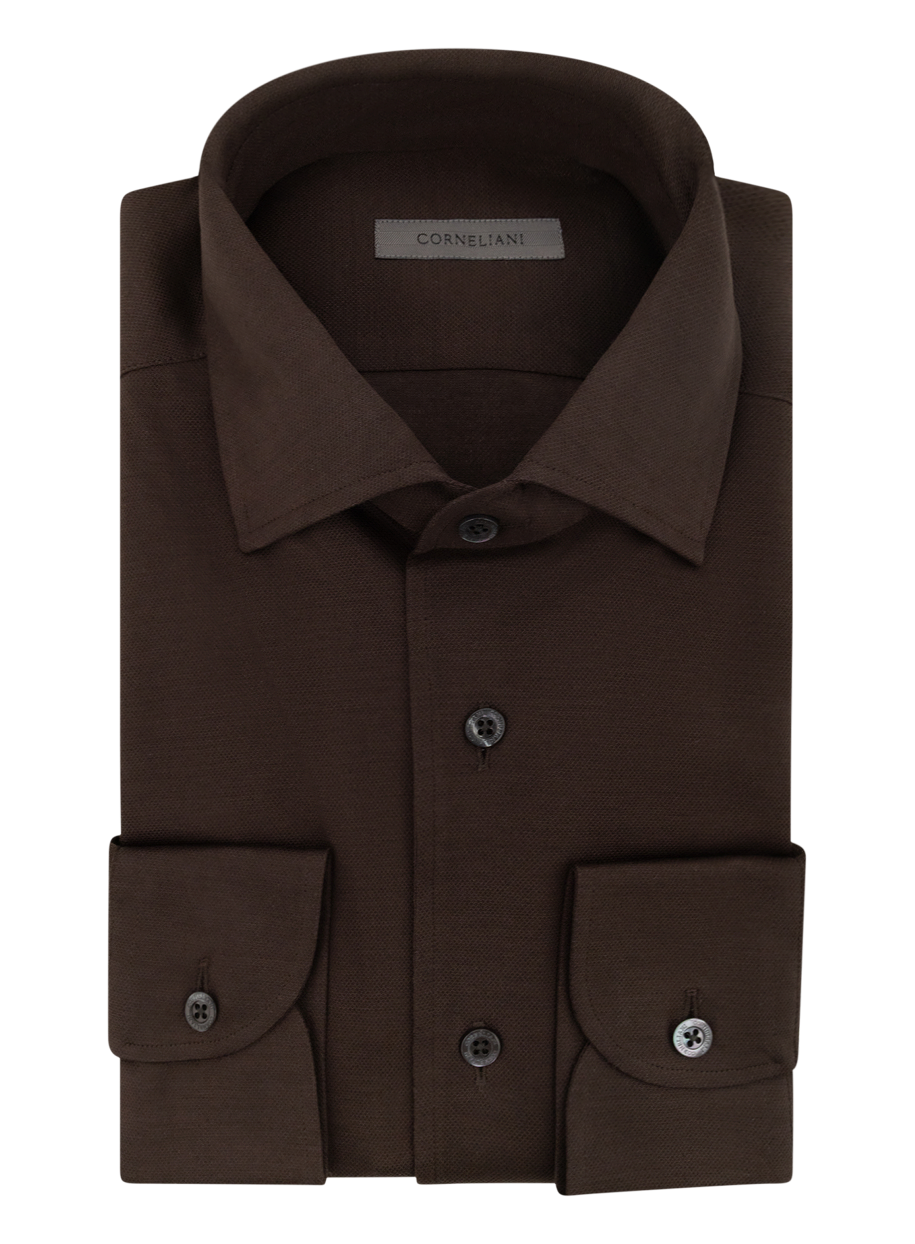 Shirt van cashmere en zijde | D.Bruin