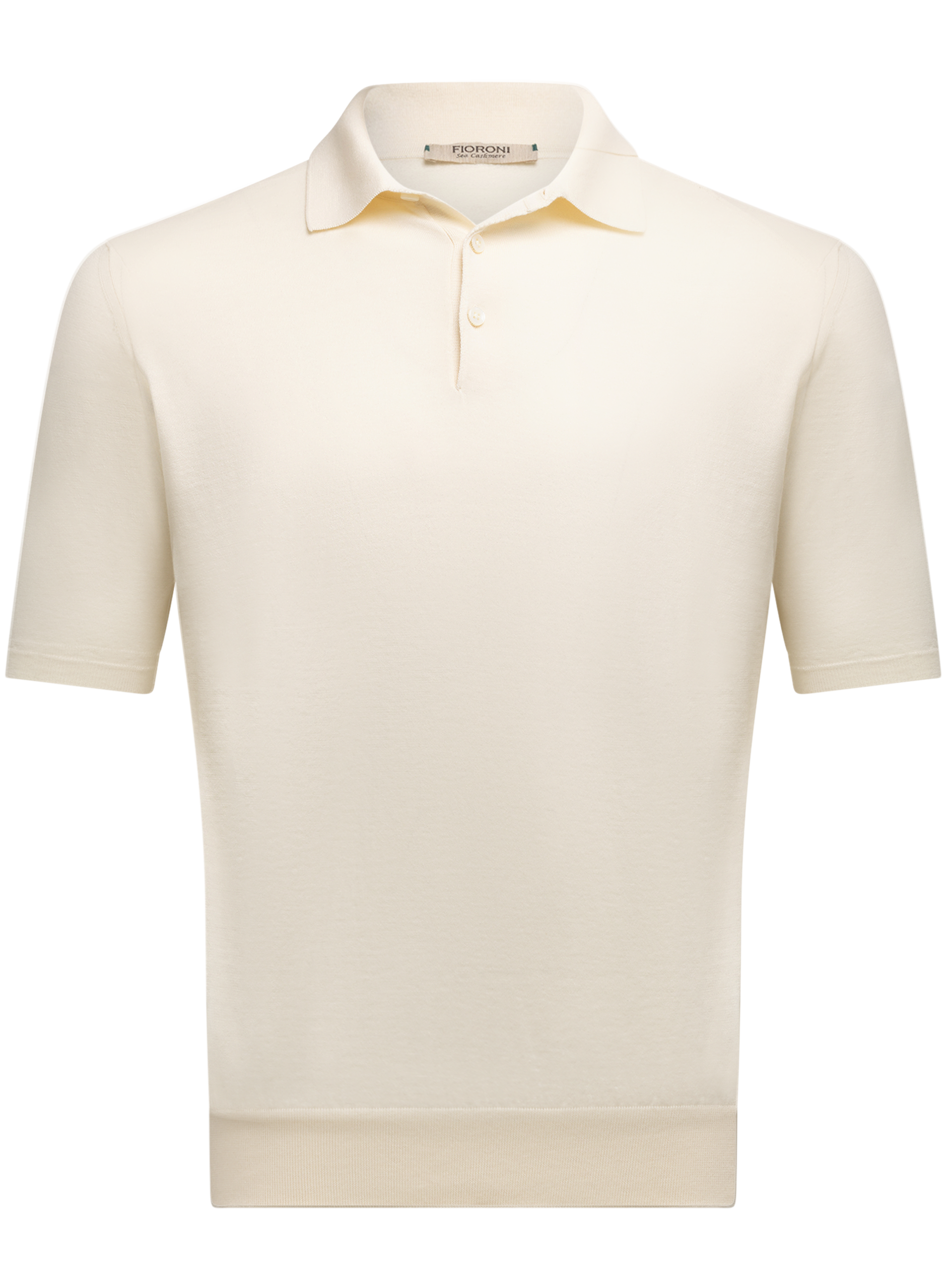 Polo van katoen en cashmere | ROOM-WIT