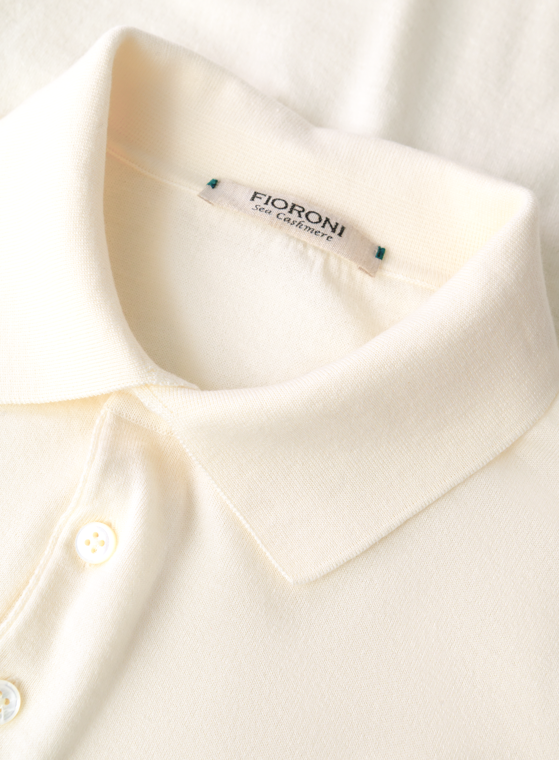 Polo van katoen en cashmere | ROOM-WIT