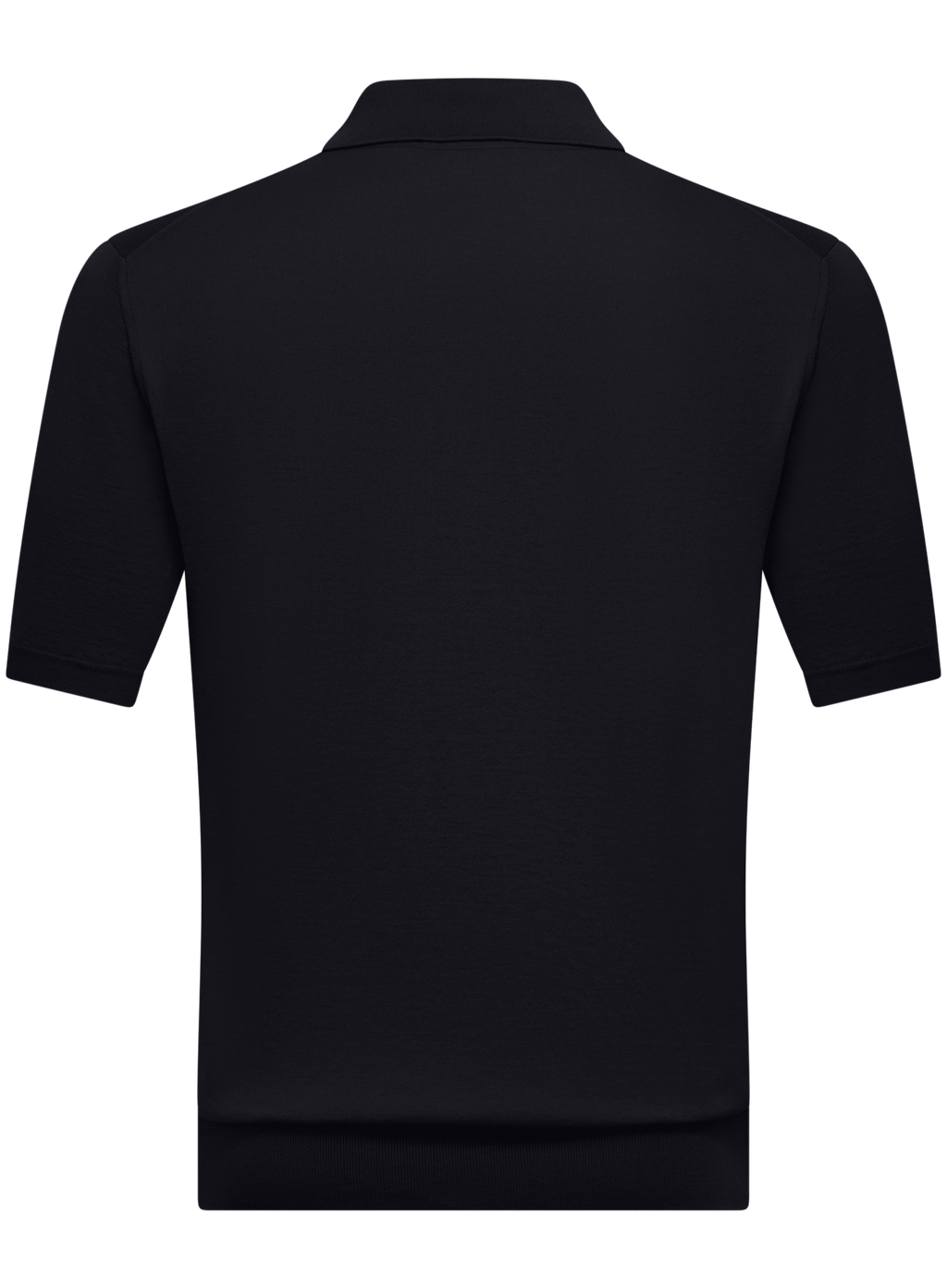 Polo van katoen en cashmere | BLUE NAVY