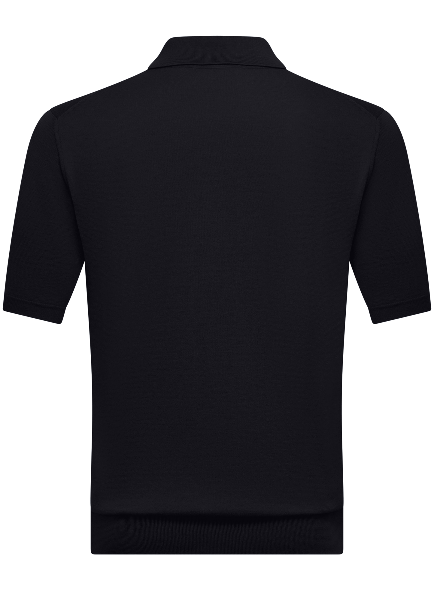 Polo van katoen en cashmere | BLUE NAVY