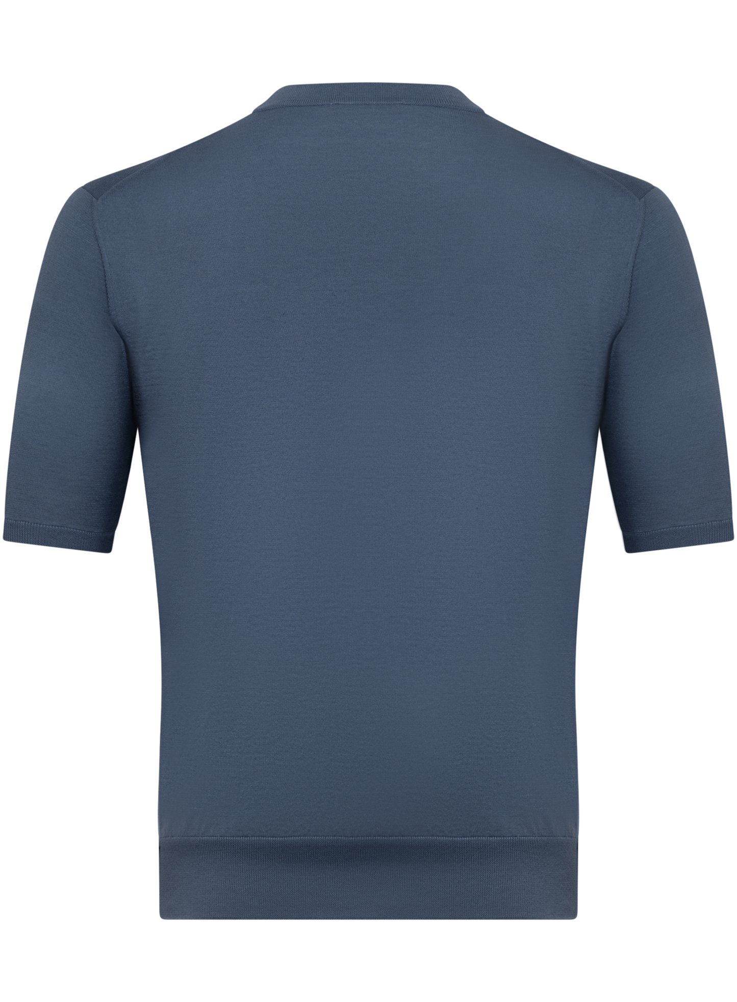 Katoen-cashmere T-shirt | FULL_WIDTH | L.Blauw