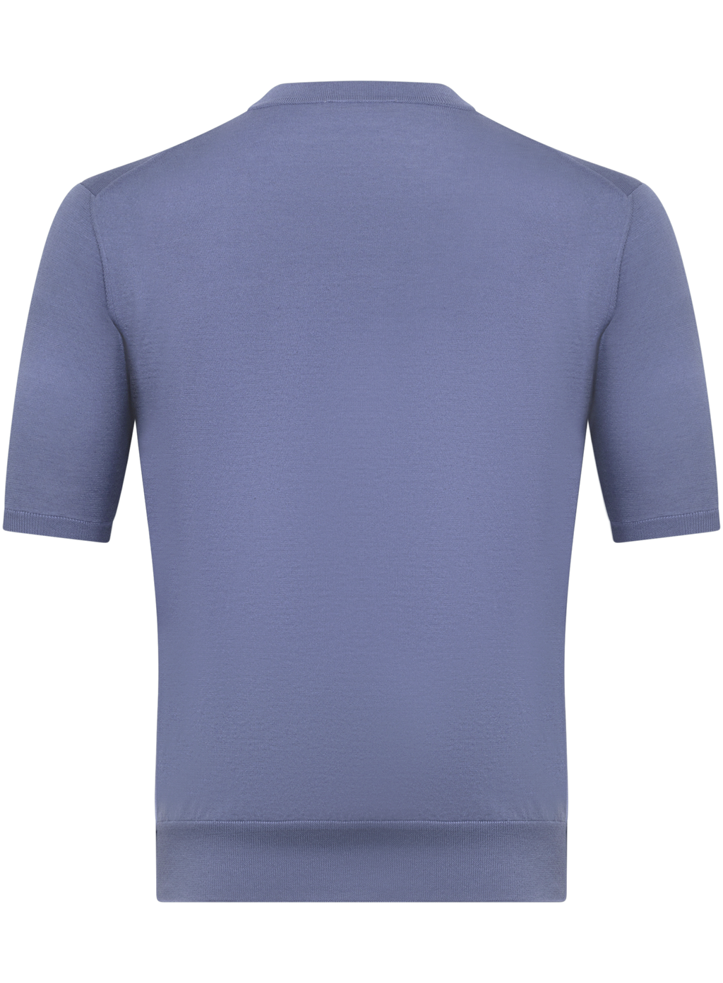 T-shirt van cashmere en katoen | L.Blauw