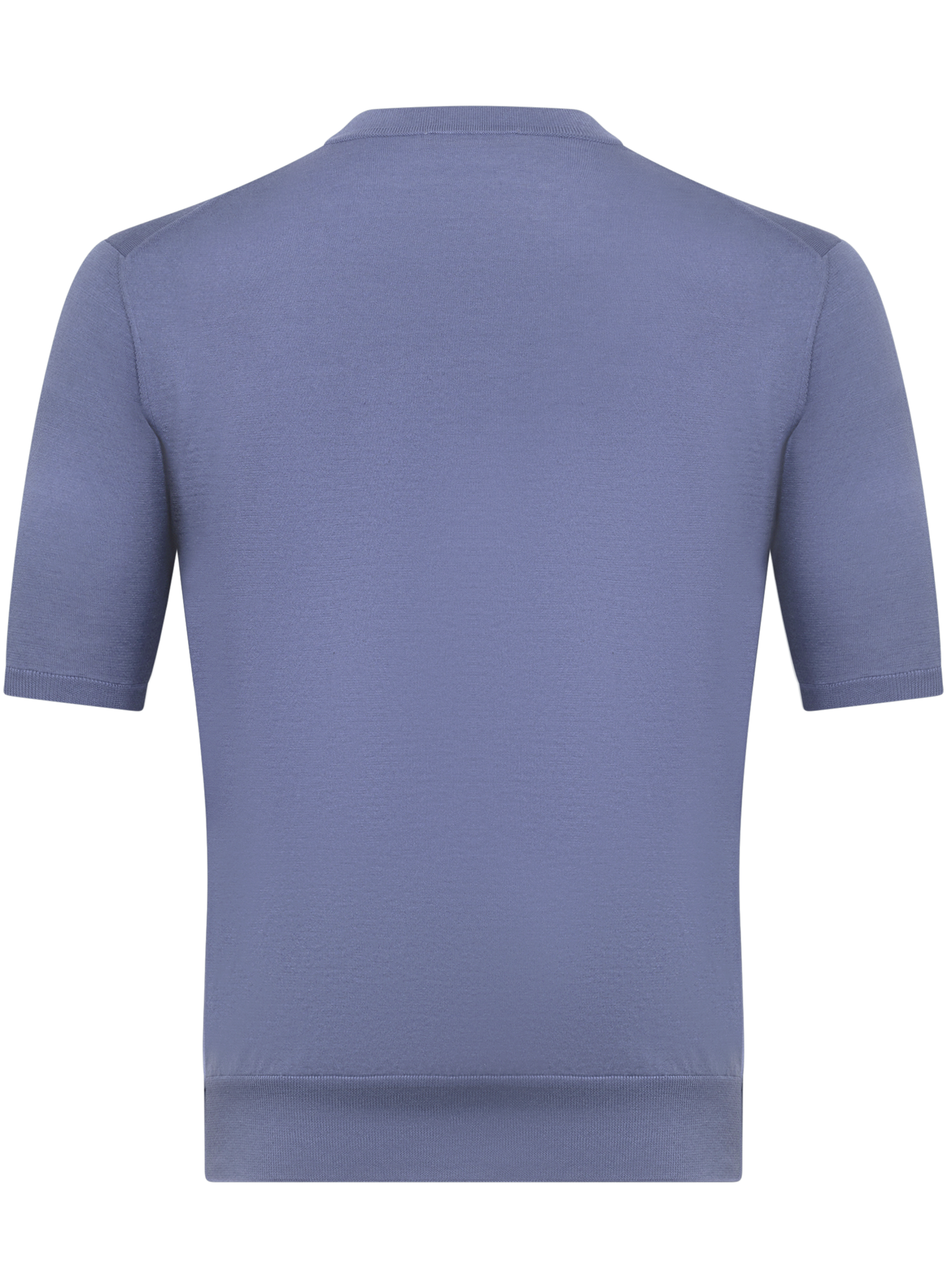 T-shirt van cashmere en katoen | L.Blauw