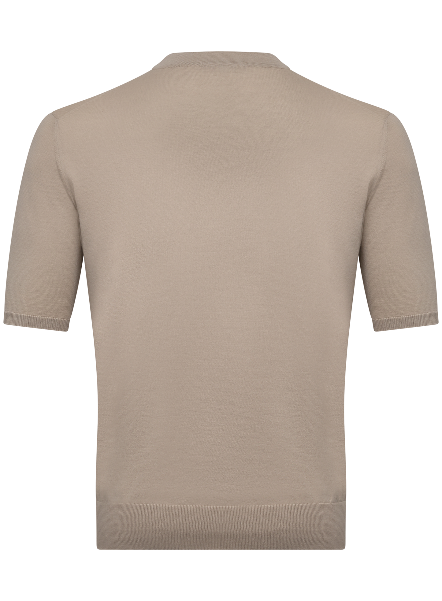 Katoen-cashmere T-shirt | FULL_WIDTH | Beige