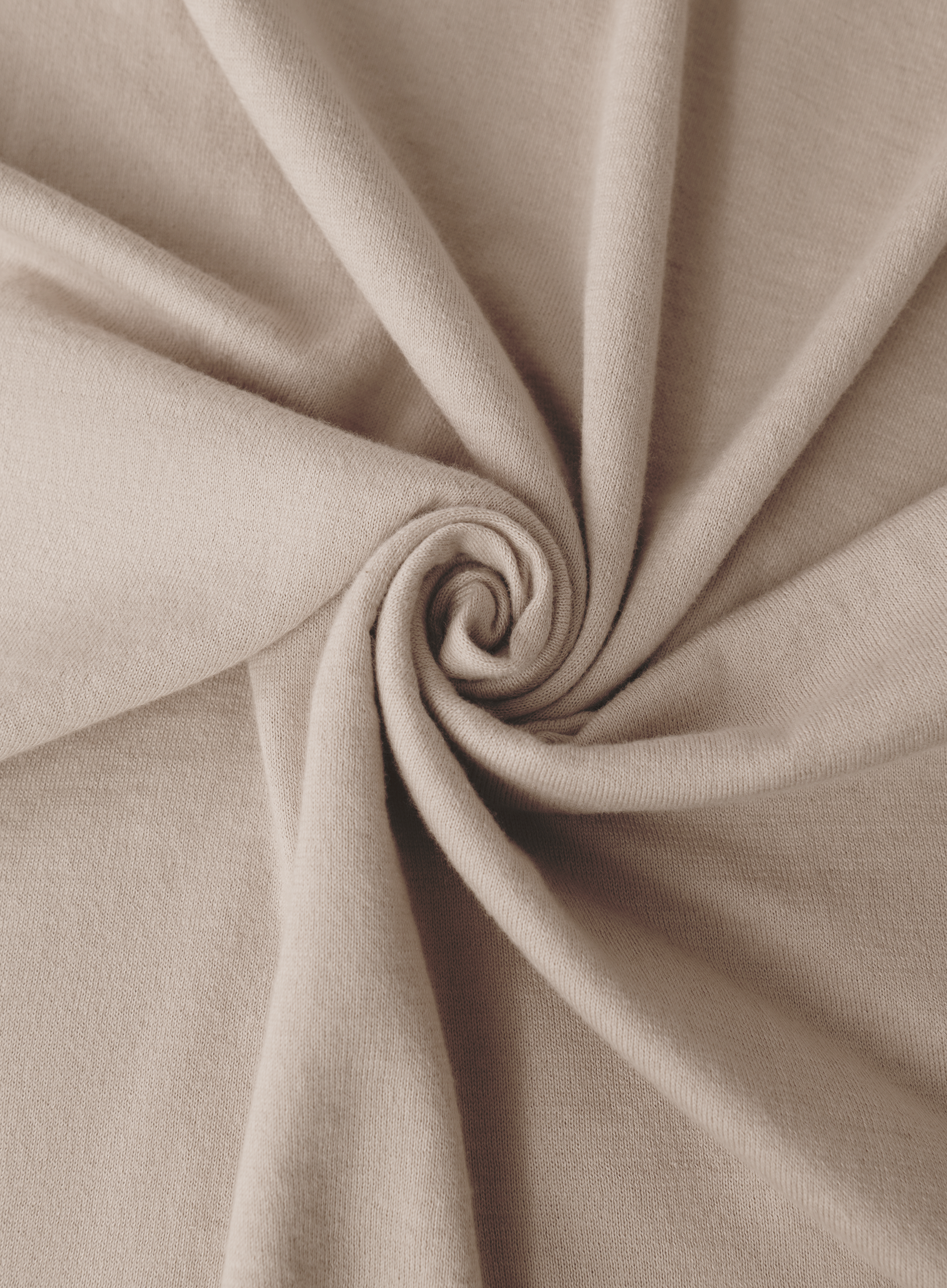 T-shirt van cashmere en katoen | FULL_WIDTH | Beige