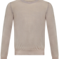 Crewneck van scheerwol | Beige