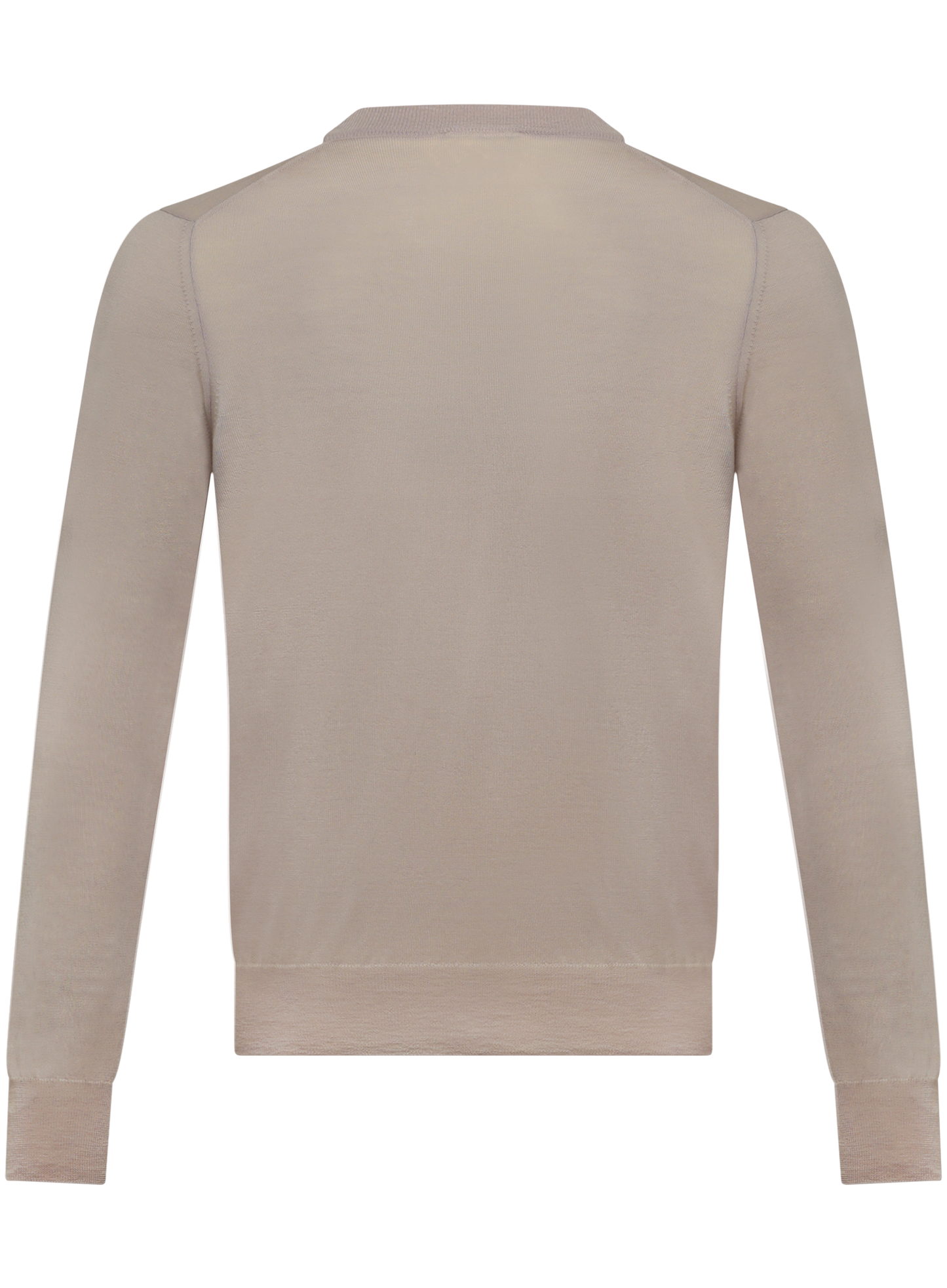 Crewneck van scheerwol | Beige