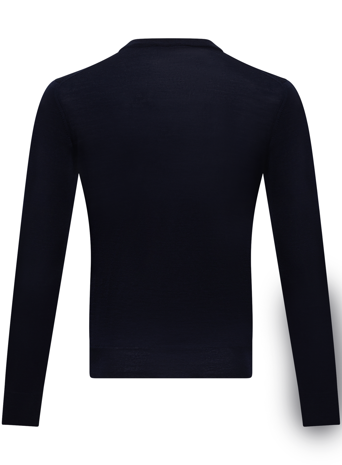 Crewneck van scheerwol | BLUE NAVY