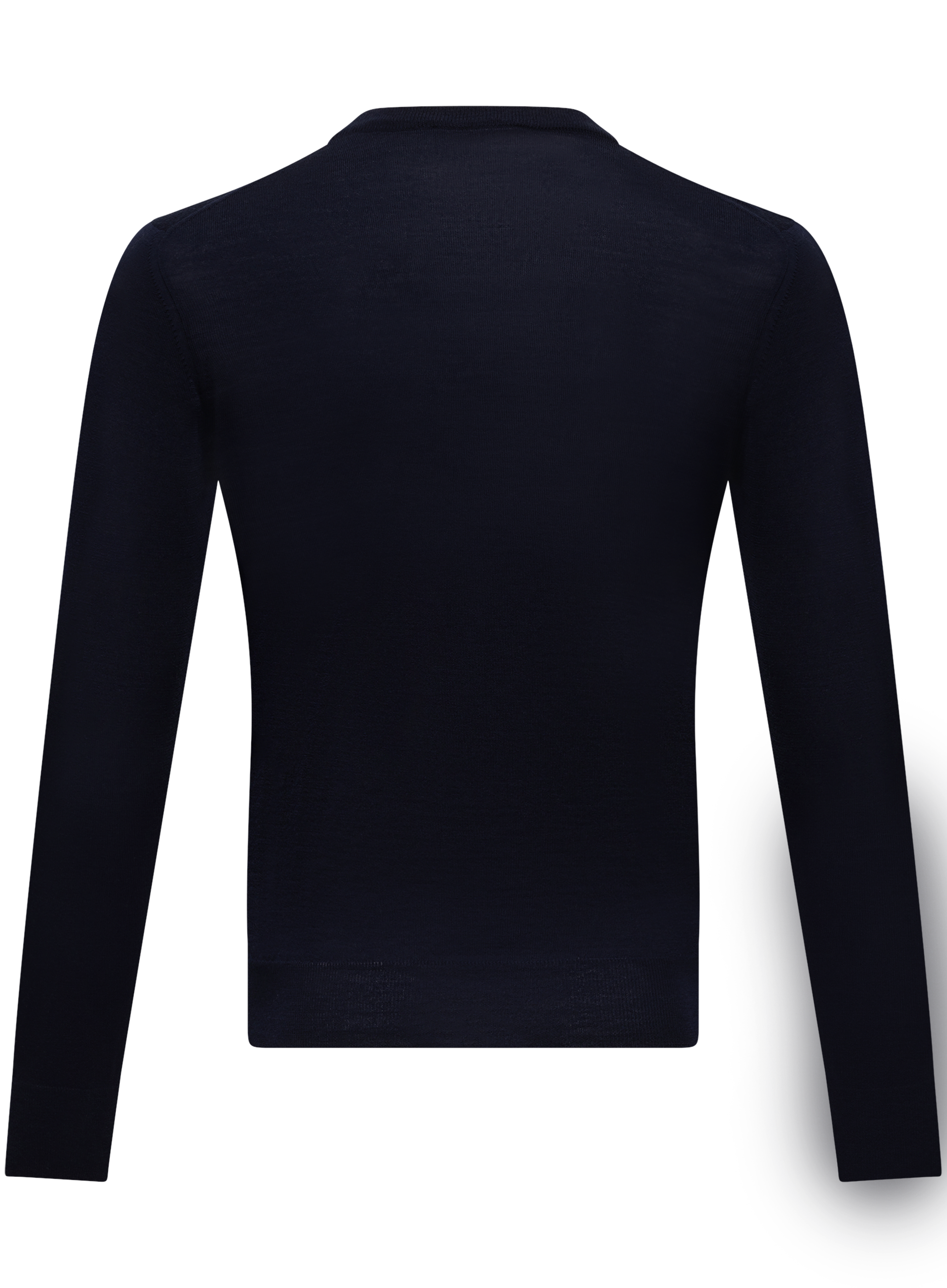Crewneck van scheerwol | BLUE NAVY