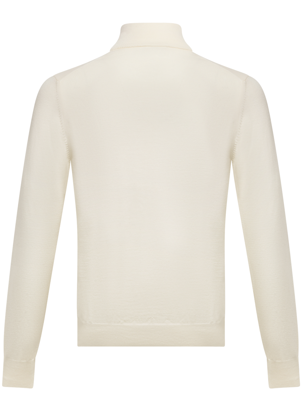 Half-zip trui van wol | Wit