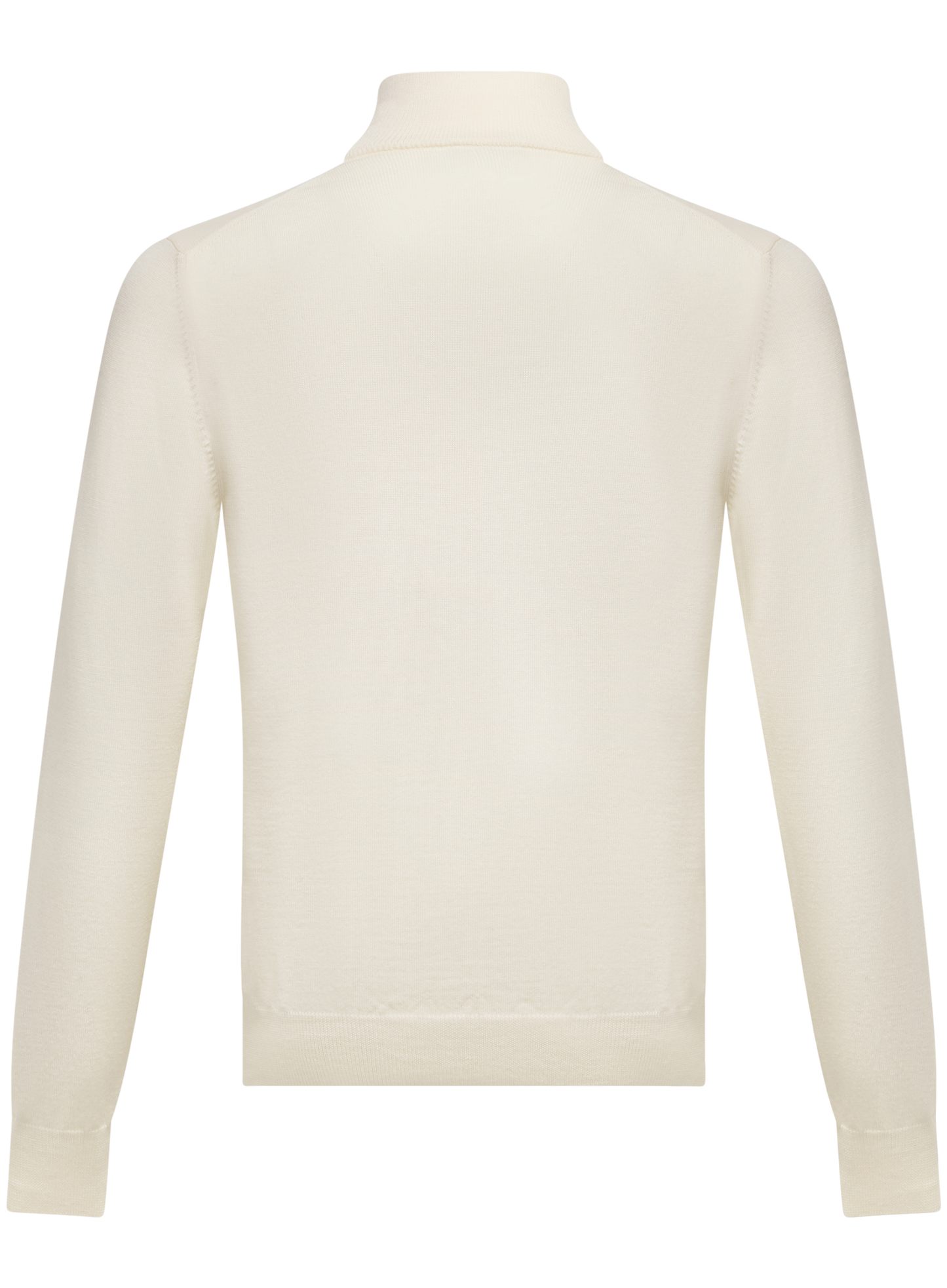 Half-zip trui van wol | Wit