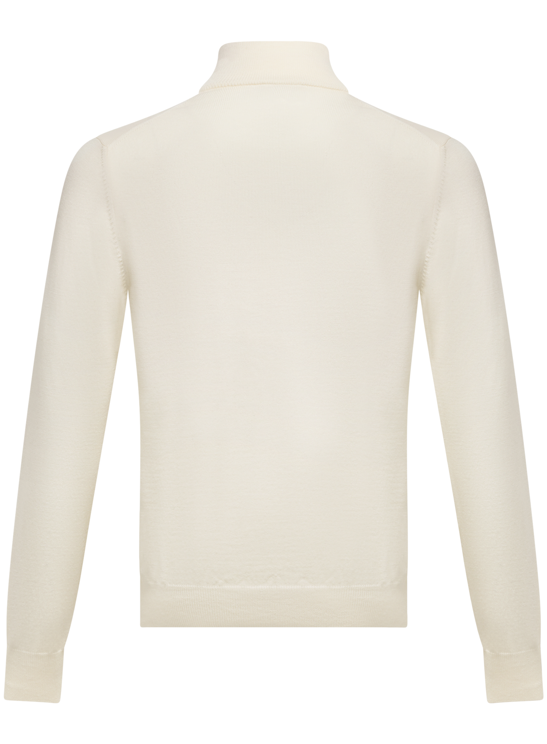 Half-zip trui van wol | Wit