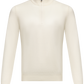 Half-zip trui van wol | Wit