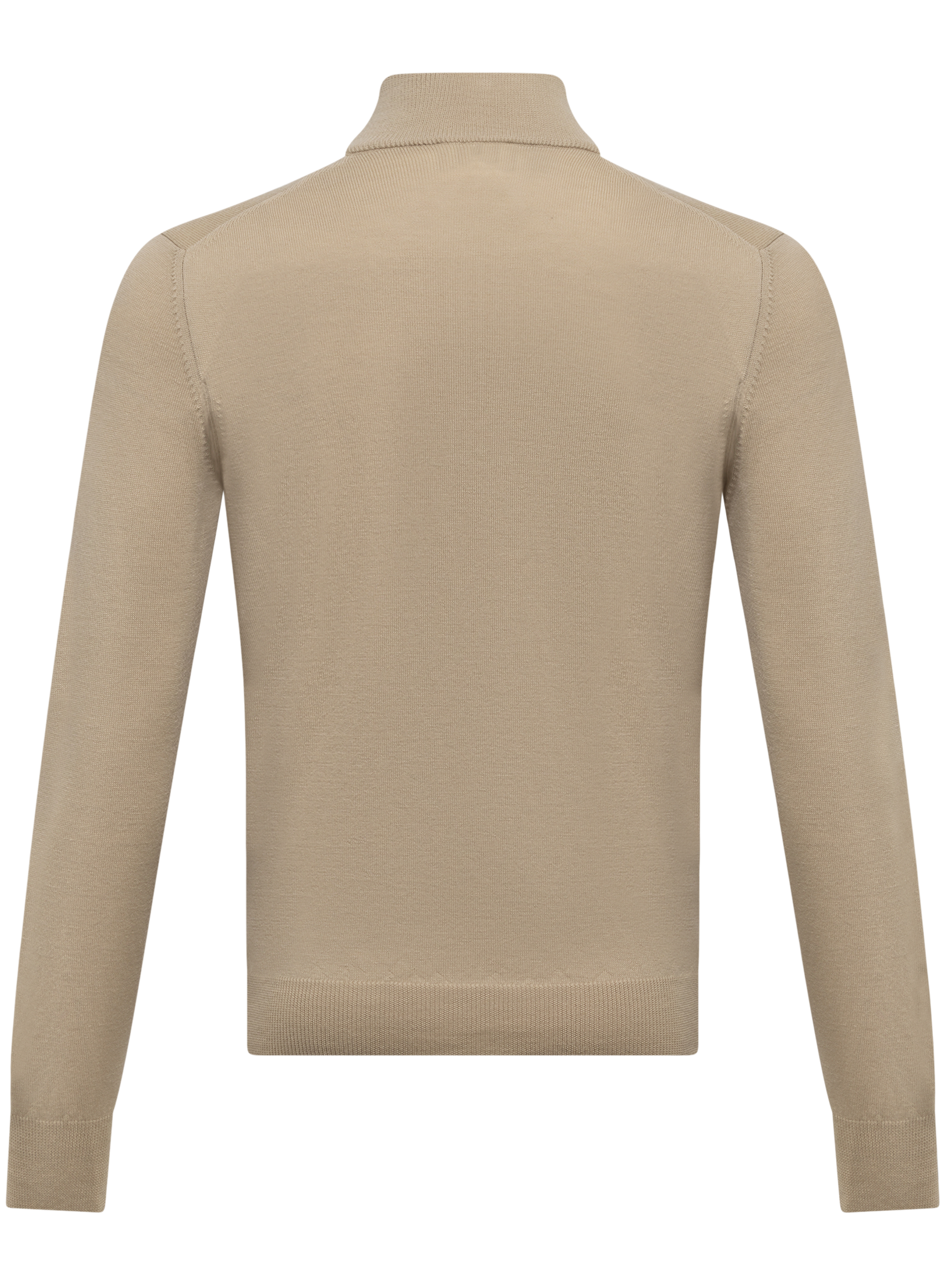 Half-zip trui van wol | Beige