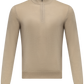 Half-zip trui van wol | Beige