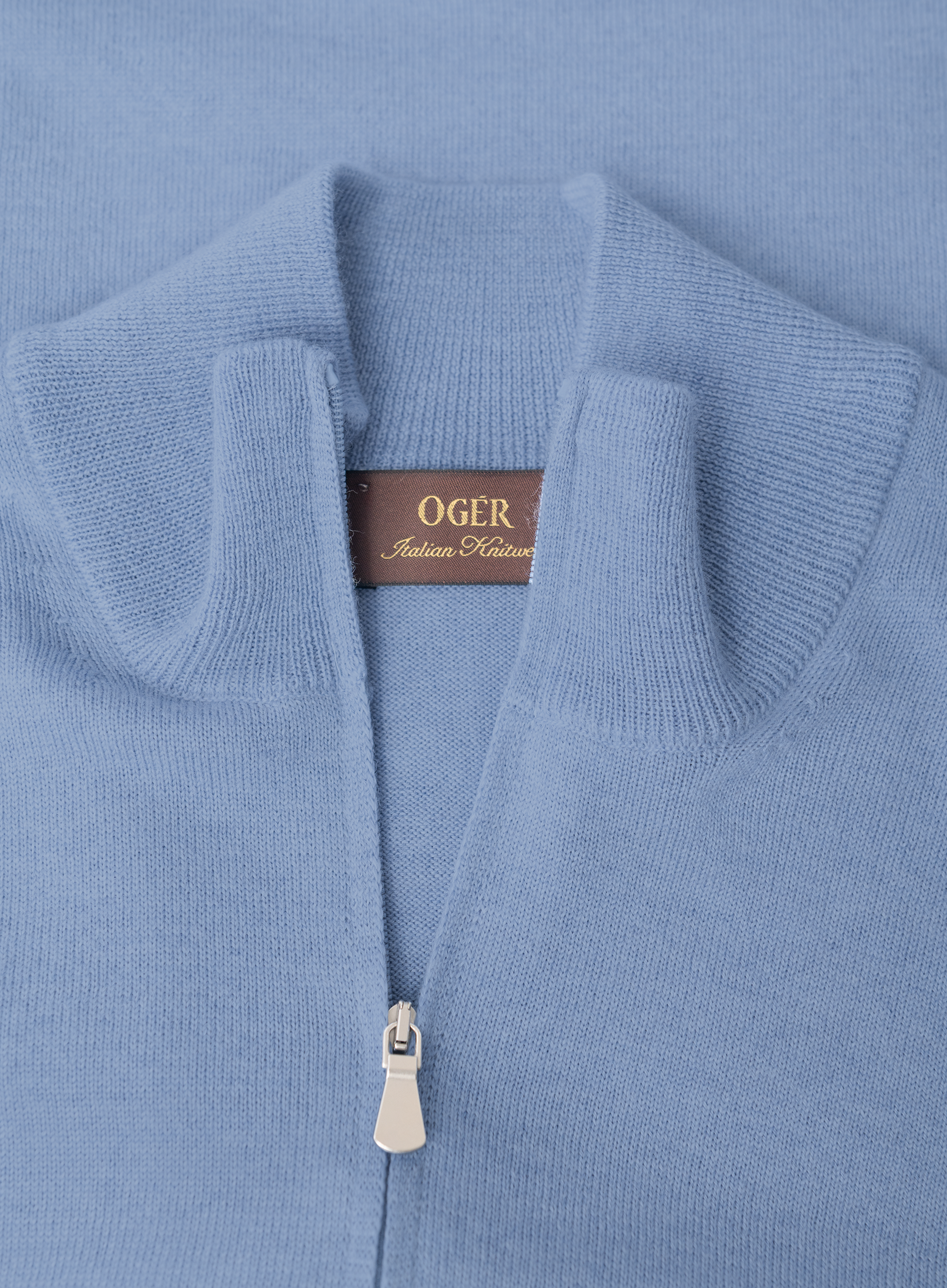Half-zip trui van wol | FULL_WIDTH | L.Blauw