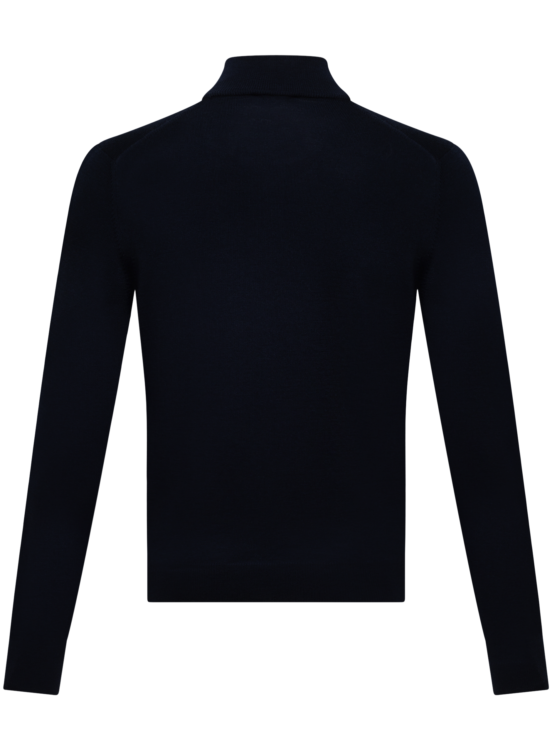 Half-zip trui van wol | BLUE NAVY