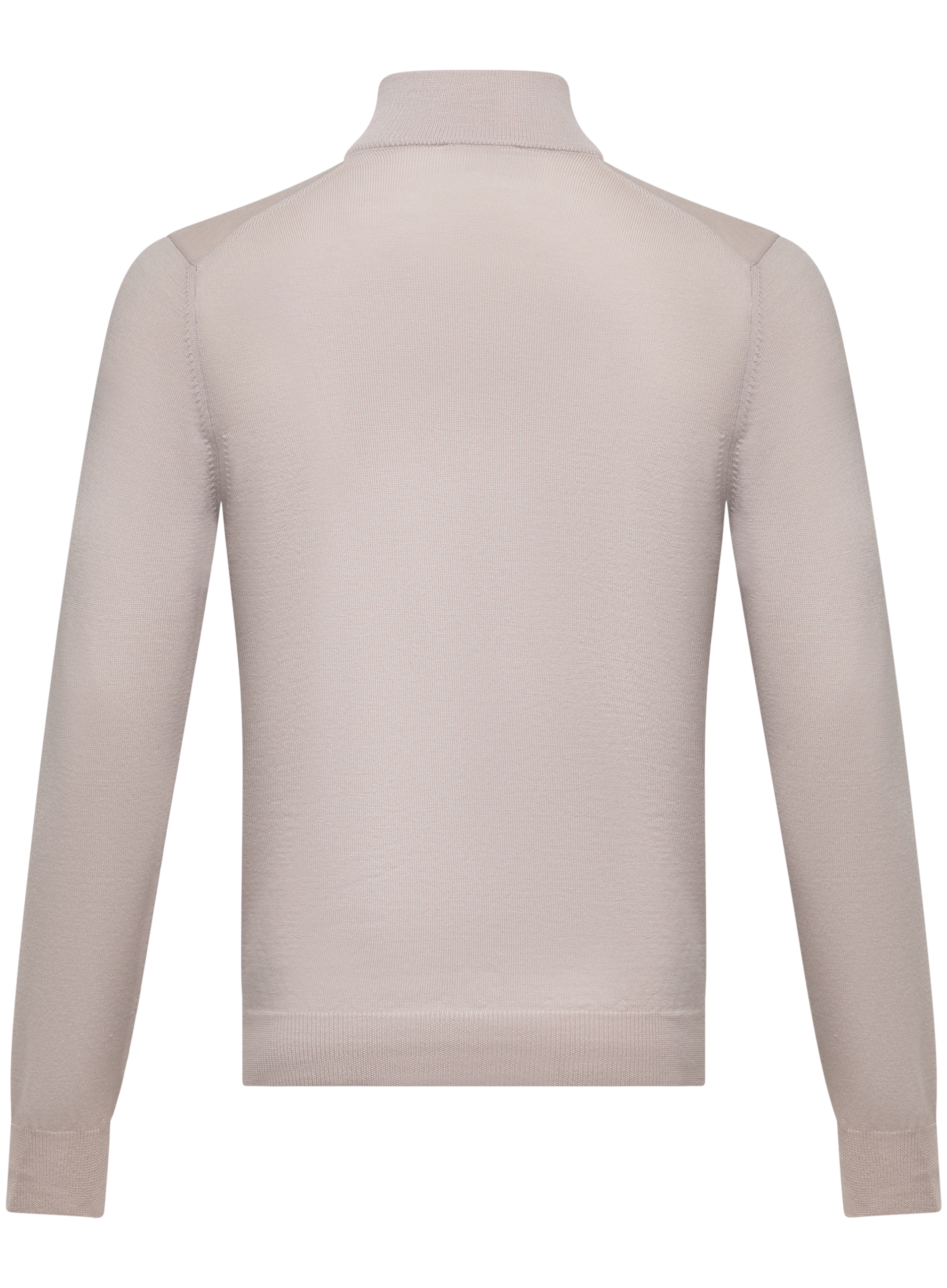 Half-zip trui van wol | L.BEIGE