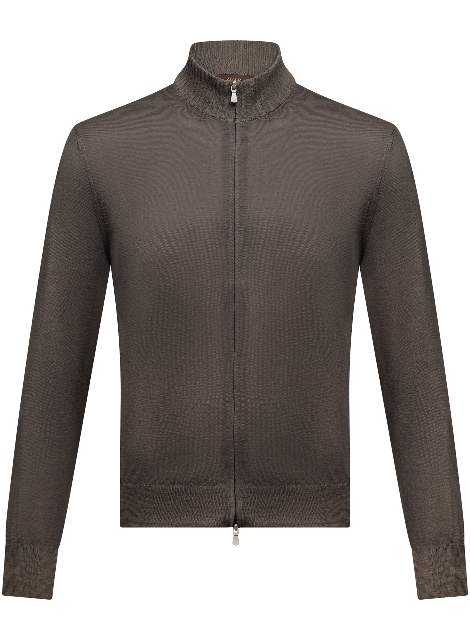 Ritsvest van scheerwol | TAUPE