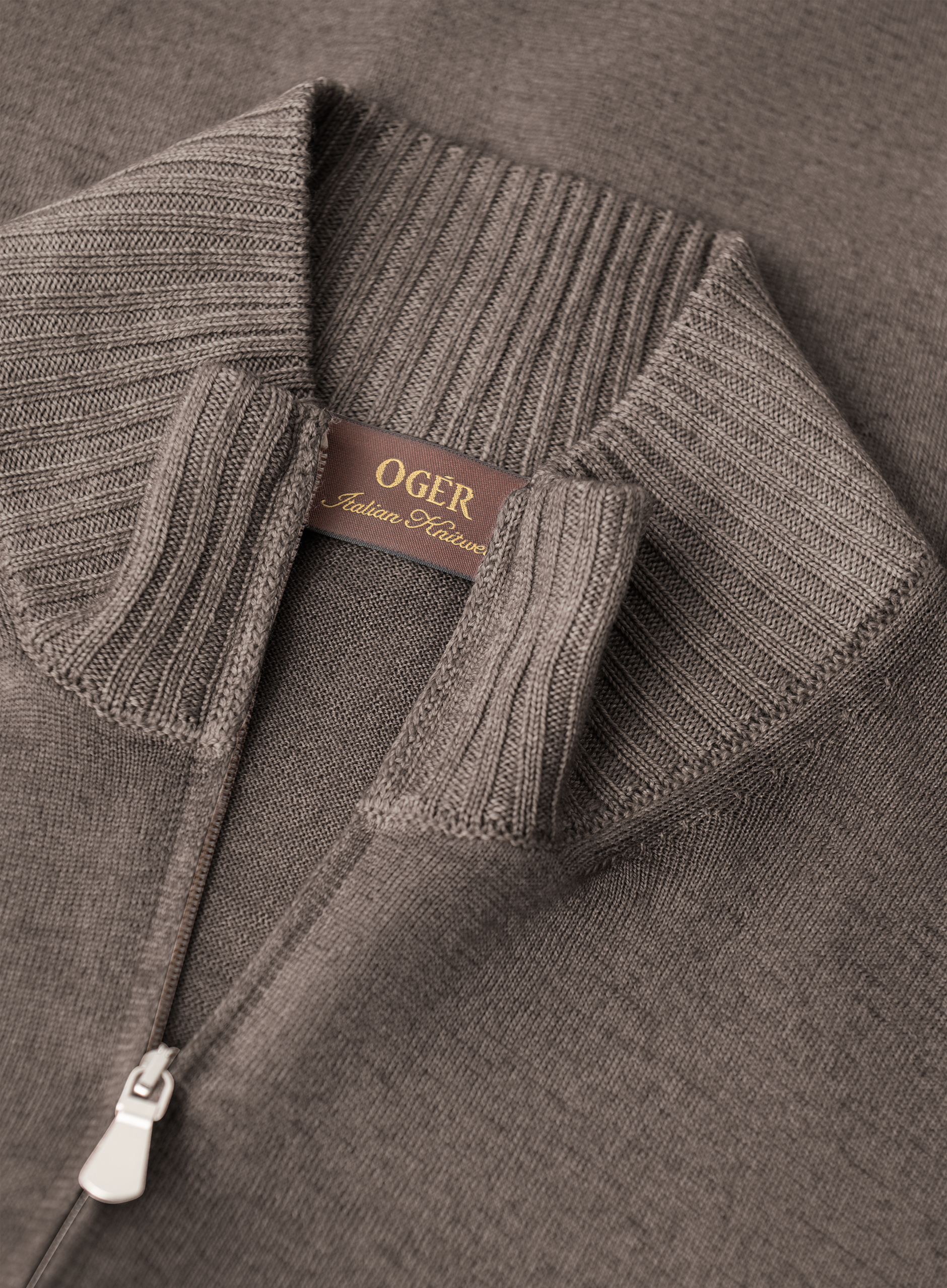 Ritsvest van scheerwol | FULL_WIDTH | TAUPE