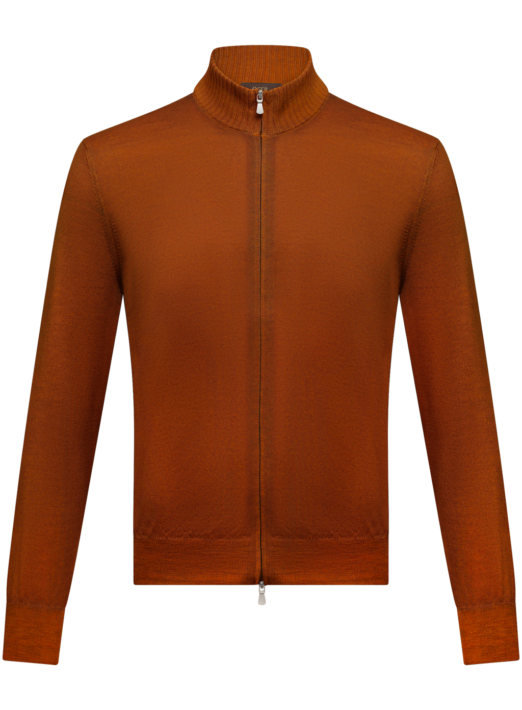 Ritsvest van scheerwol | Roest
