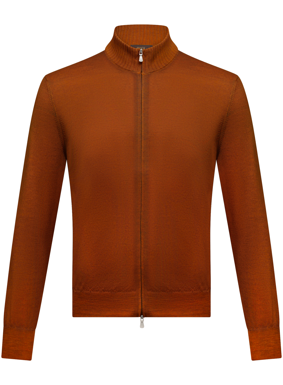 Ritsvest van scheerwol | Roest