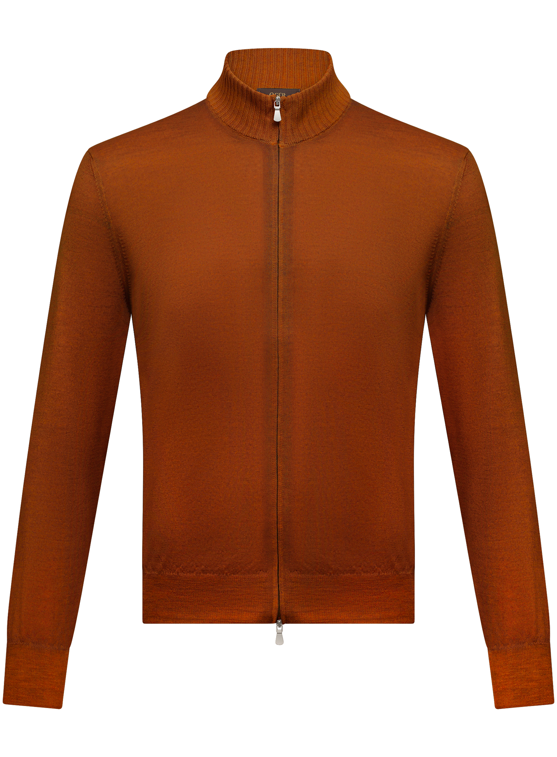 Ritsvest van scheerwol | Roest