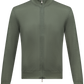 Ritsvest van scheerwol | Groen  