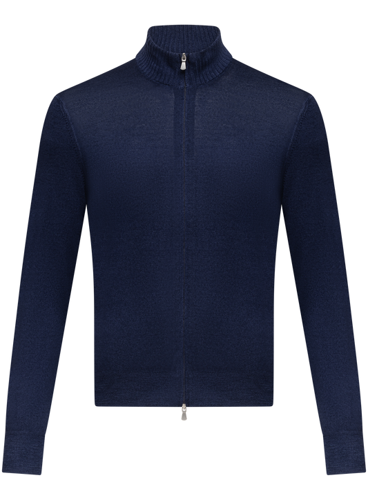 Ritsvest van scheerwol | BLUE NAVY