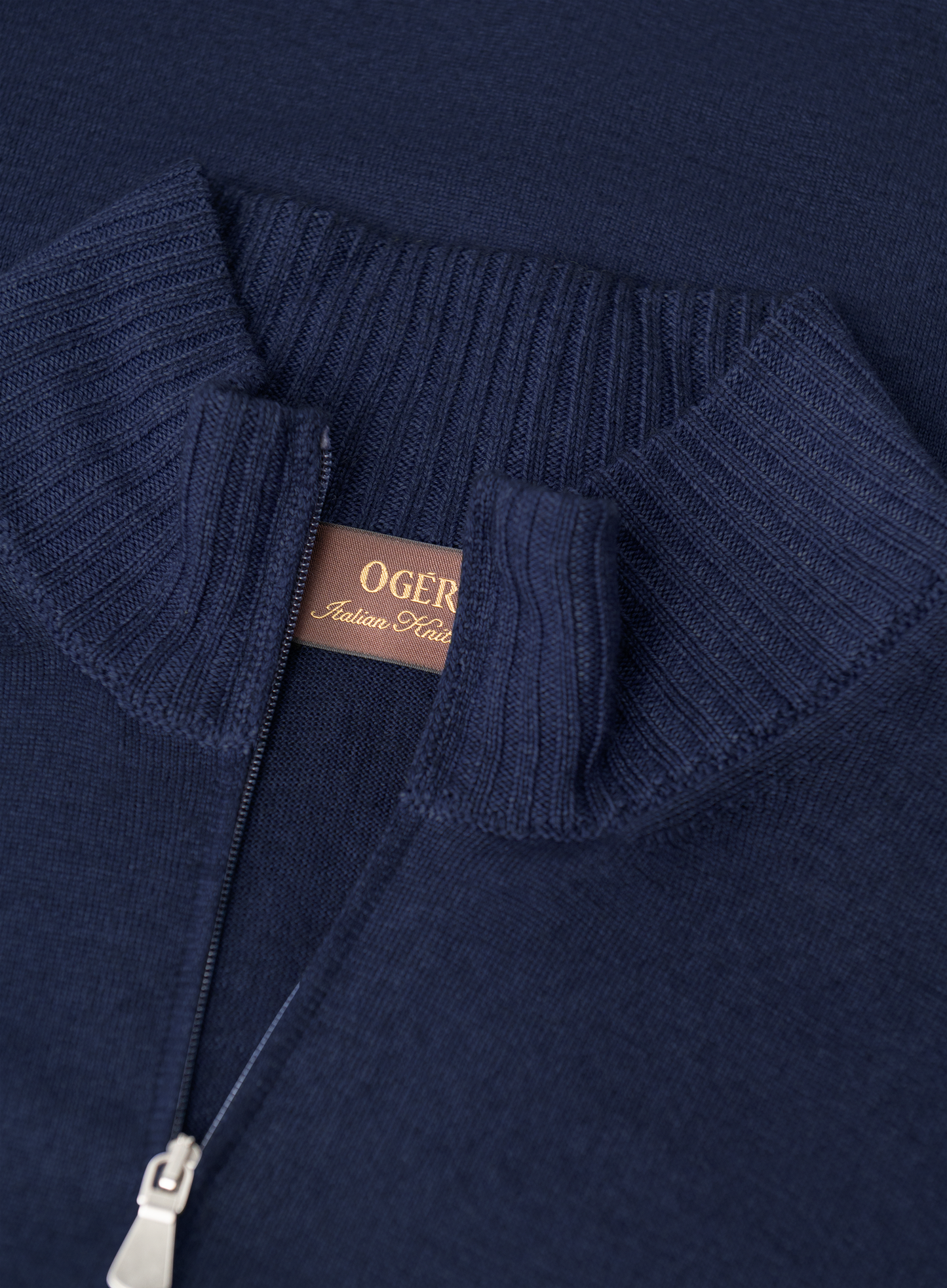 Ritsvest van scheerwol | FULL_WIDTH | BLUE NAVY