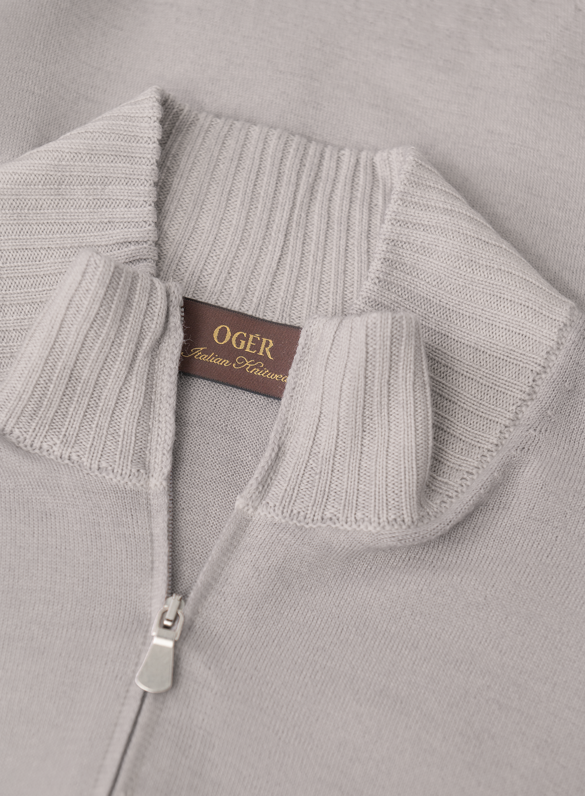 Ritsvest van scheerwol | FULL_WIDTH | L.Grijs