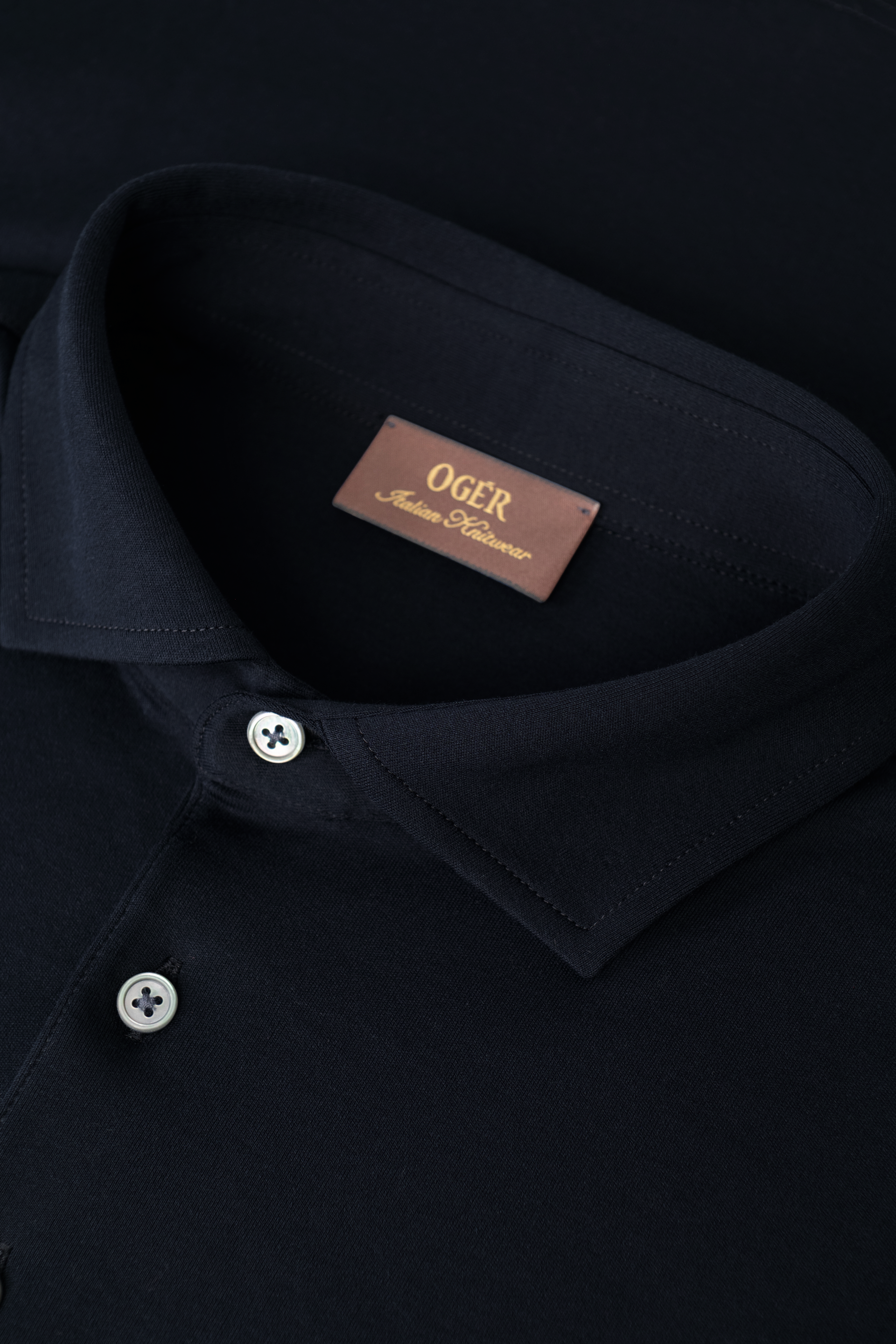 Polo met korte mouwen van katoen | FULL_WIDTH |  BLUE NAVY