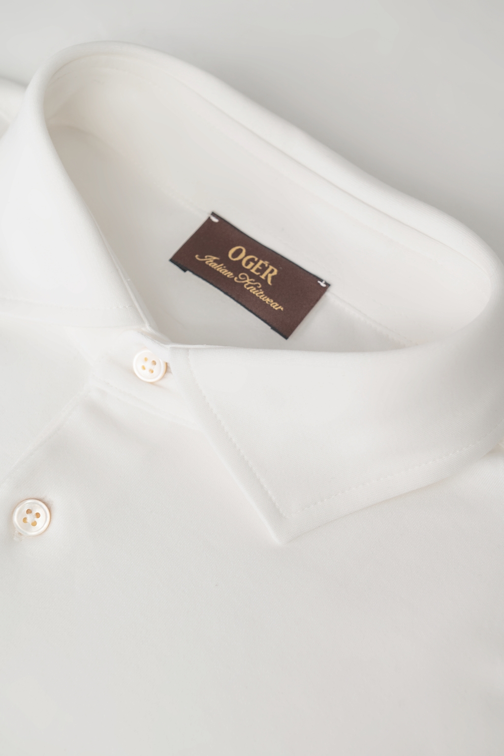 Polo met korte mouwen van katoen | FULL_WIDTH | Wit
