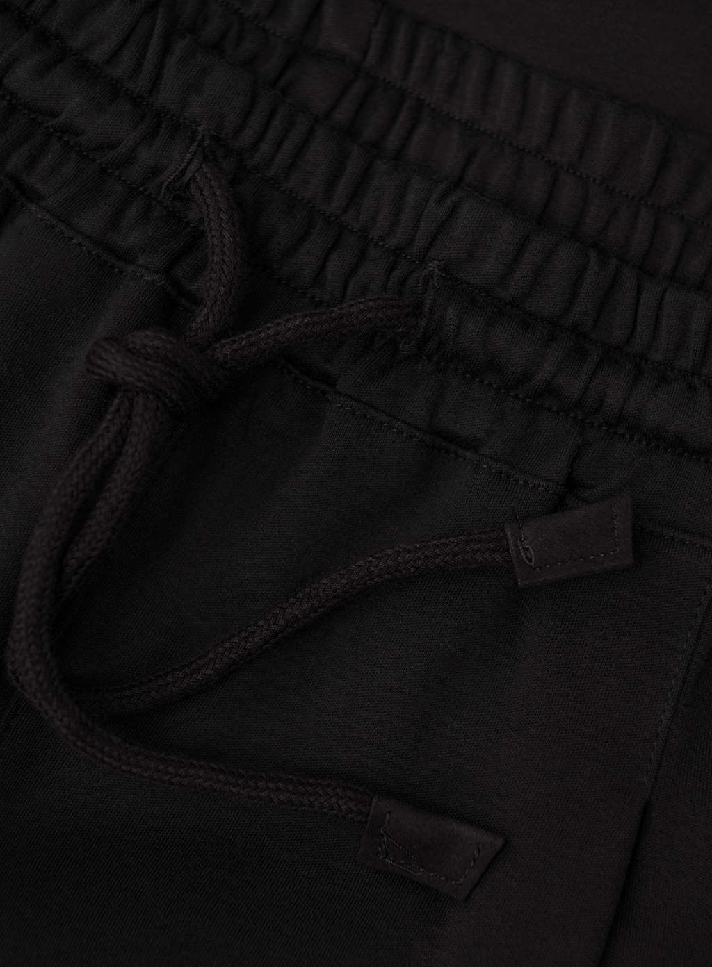 Korte broek met trekkoord van katoen | FULL_WIDTH | Zwart