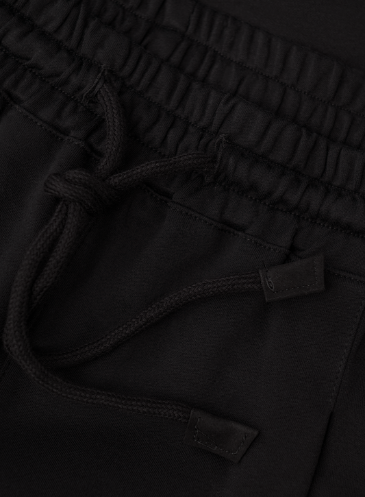 Korte broek met trekkoord van katoen