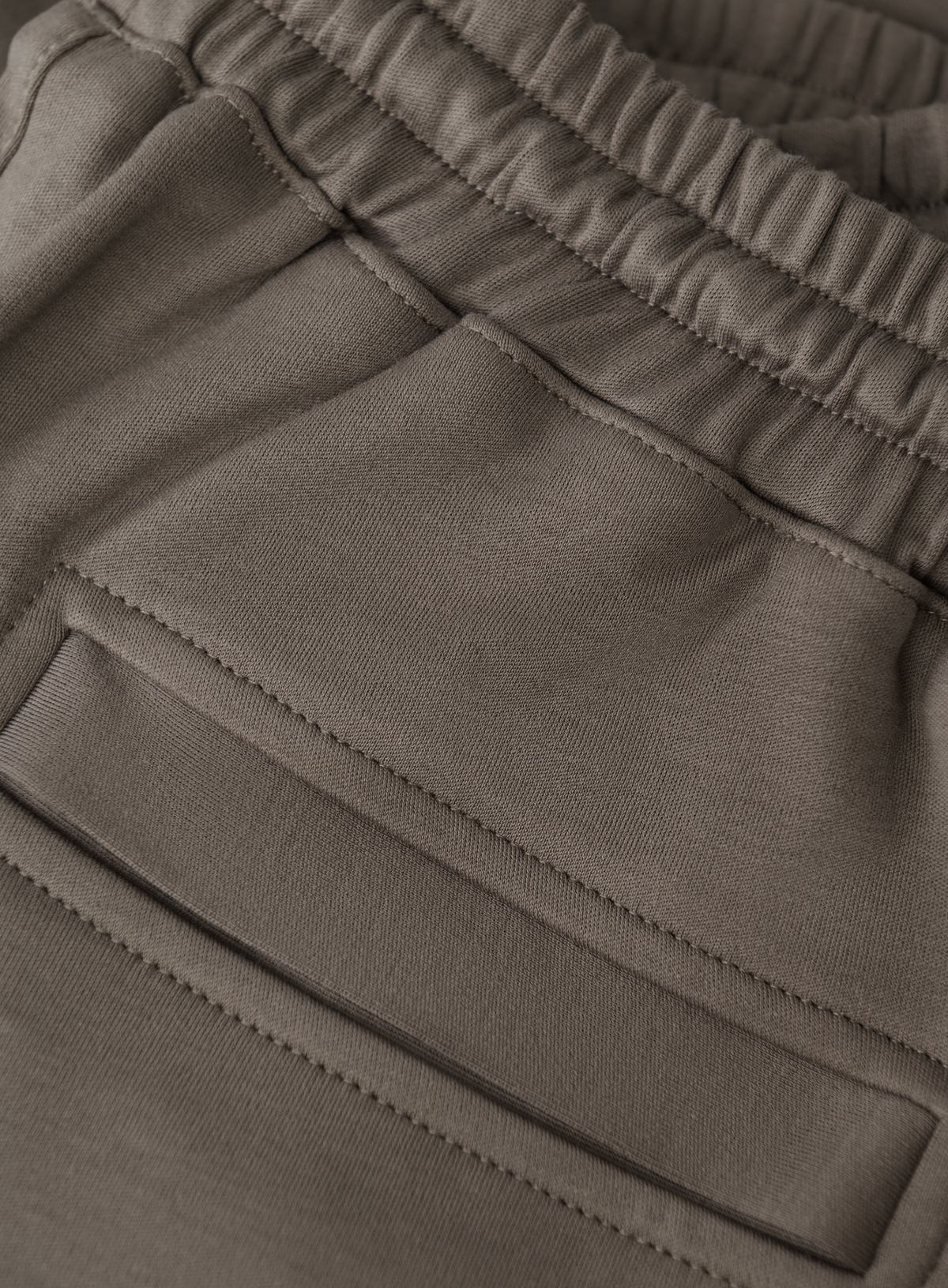 Korte broek met trekkoord van katoen | FULL_WIDTH | TAUPE