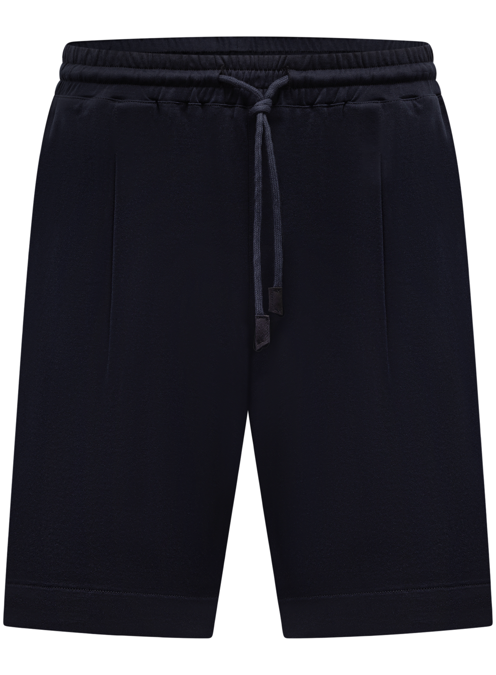 Korte broek met trekkoord van katoen | BLUE NAVY