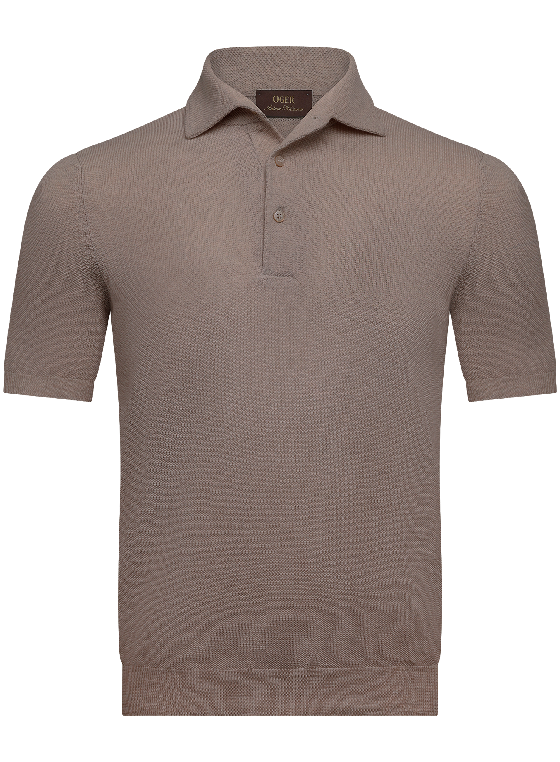 Polo van katoen | Beige Melee