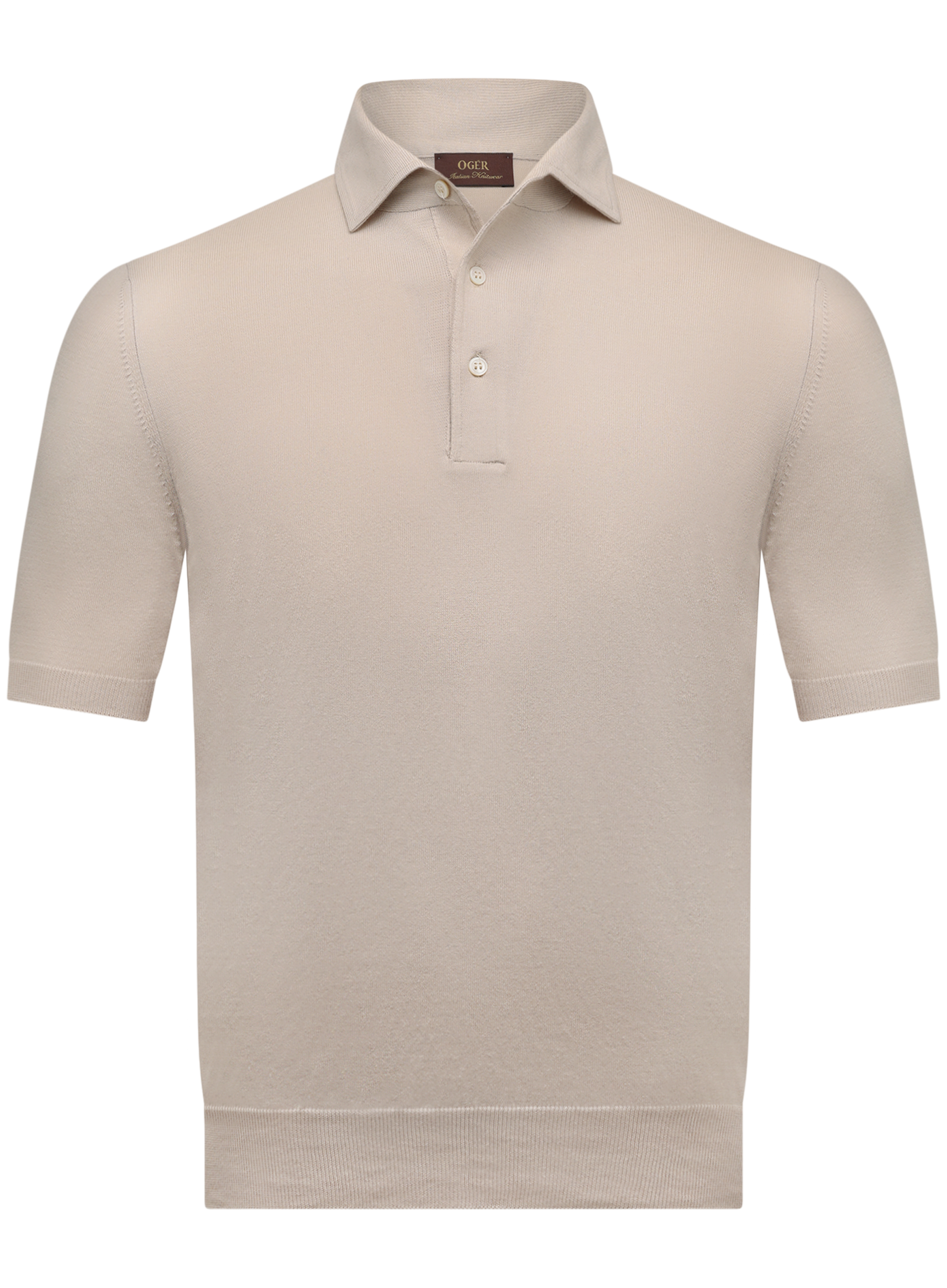 Polo van katoen | Beige